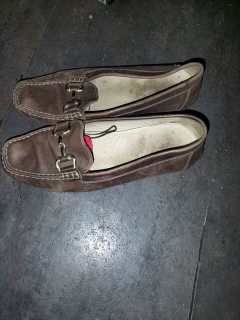 Mocassins cuir Geox pointure 38 trs bon tat 14 Cachan (94)