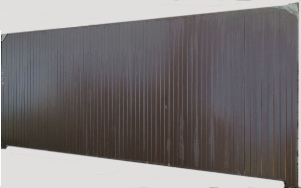 Portail alu marron Bricolage