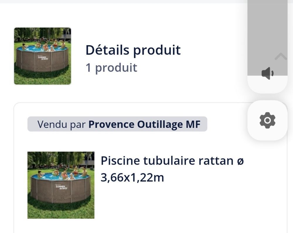 Piscine tubulaire Jardin
