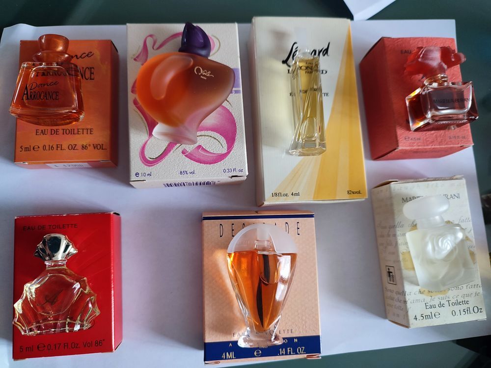 Miniatures de parfum diverses 
