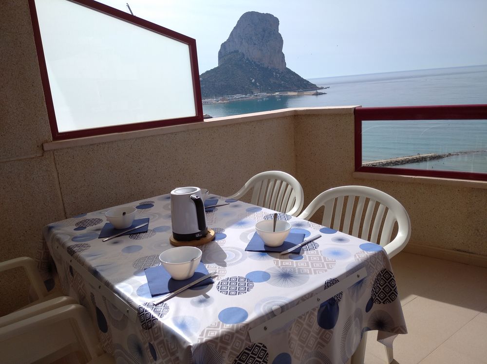   appartement T 2 face mer accès direct à la plage Espagne, Calpe