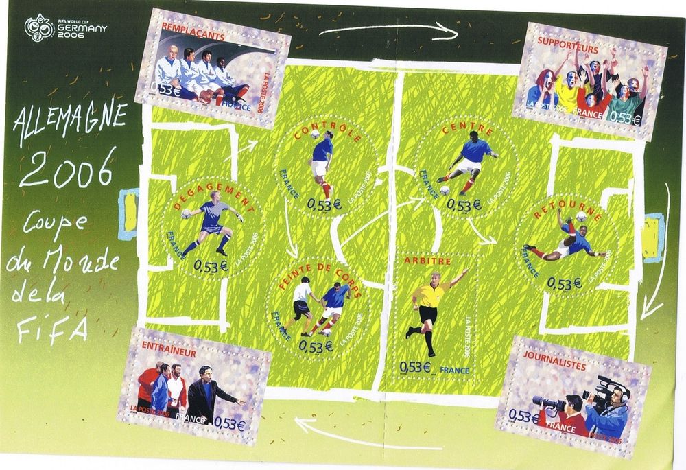 TIMBRES FOOT COUPE DU MONDE 06 