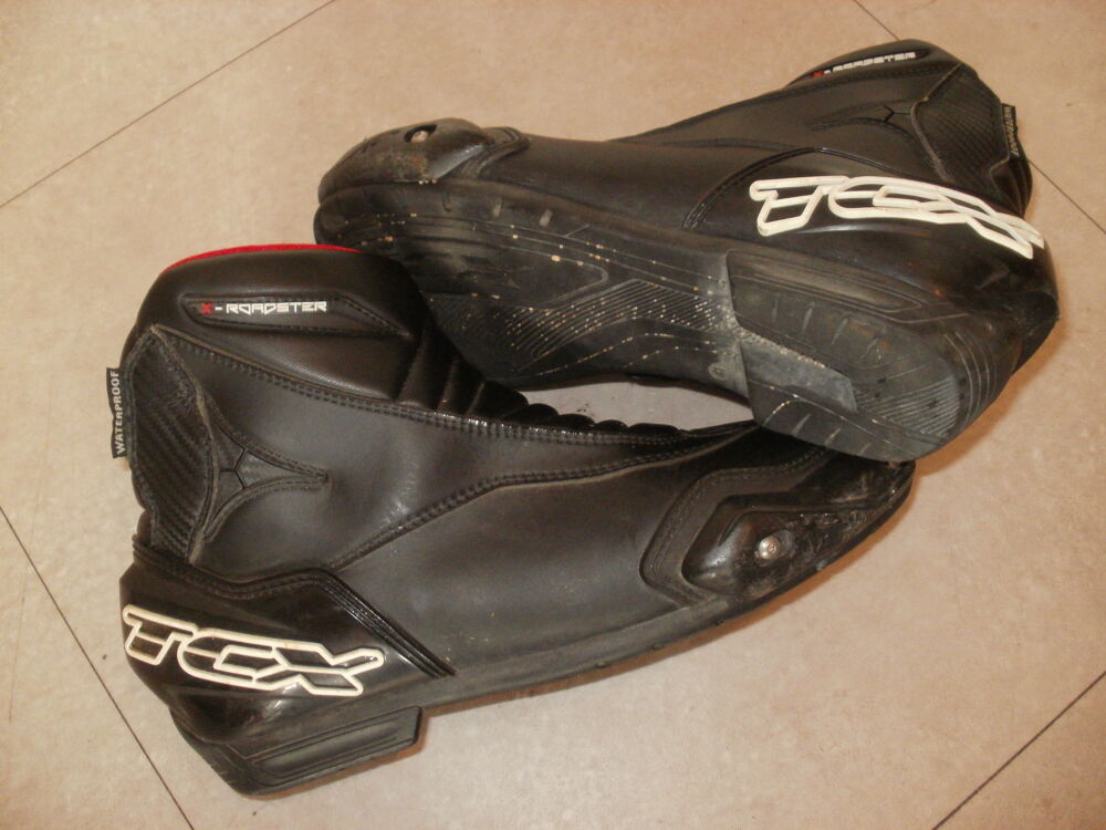Bottines moto TEX X-ROADSTER. Chaussures