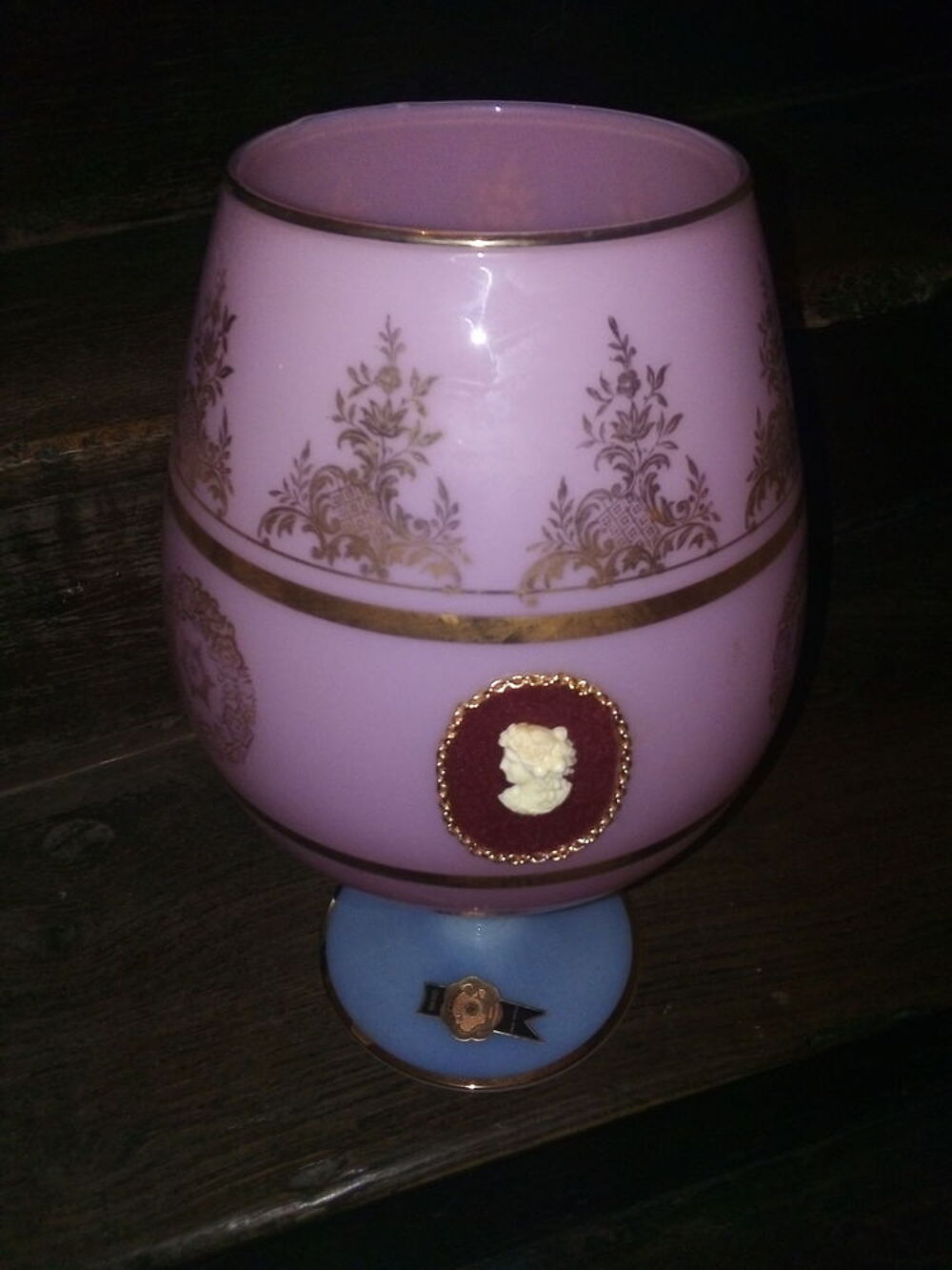 Vase en opaline 