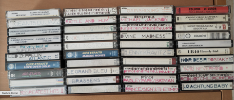 lot d'environ 90 cassettes audio 40 Cornillon-Confoux (13)
