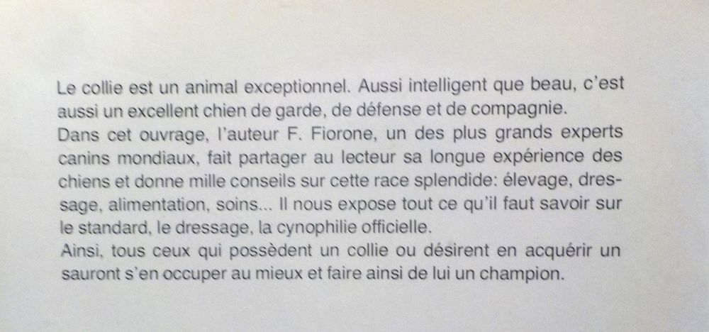 LE COLLIE LE BERGER D'ECOSSE ET LE CHIEN DE BERGER SHETLAND Livres et BD