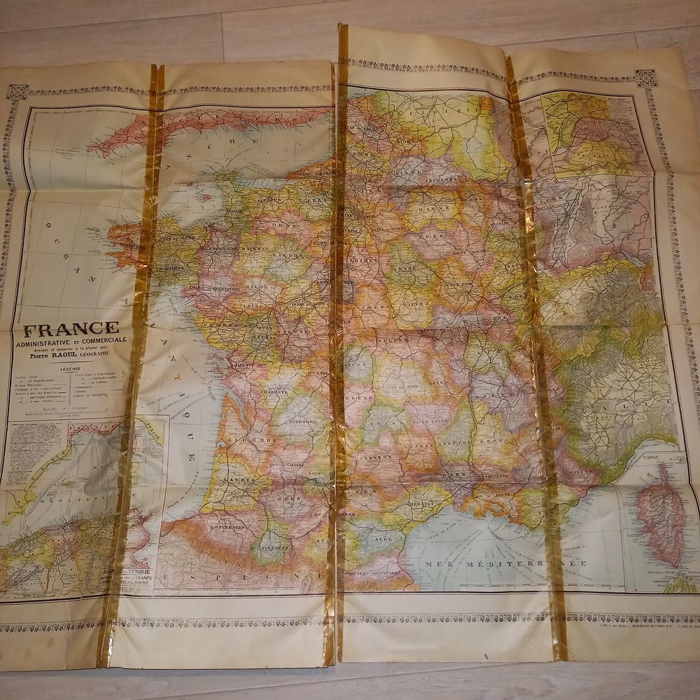 Cartes g&eacute;ographiques anciennes La France et l' Europe 