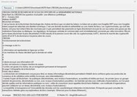   OCR extraction texte 