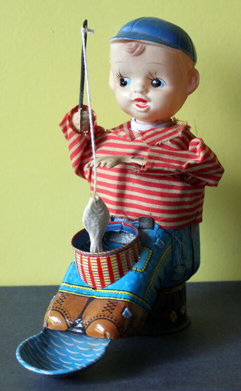 Jouet m�canique AUTOMATE Made in JAPAN - JOLLY Fisherman 80 Issy-les-Moulineaux (92)
