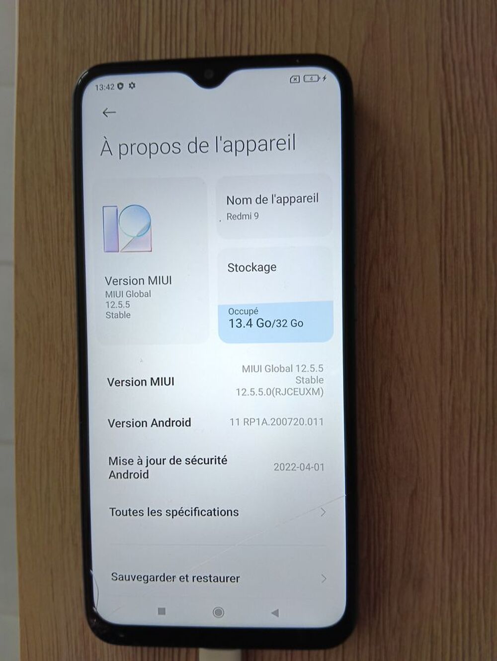 lot de 3 t&eacute;l&eacute;phone REDMI Téléphones et tablettes