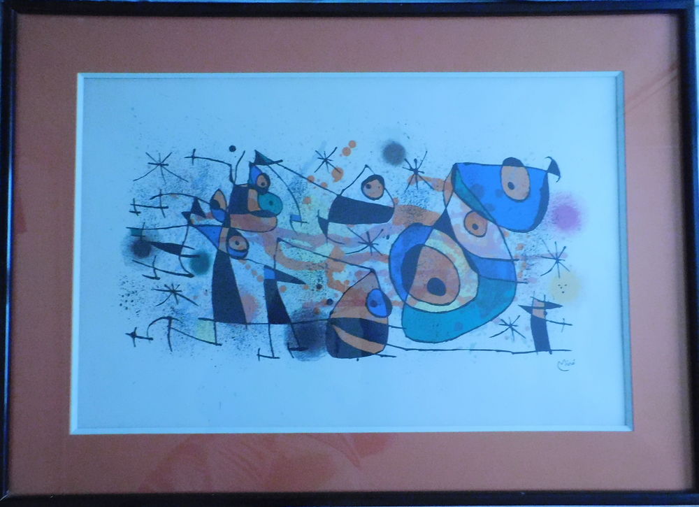 Lithographie originale Joan Miro 