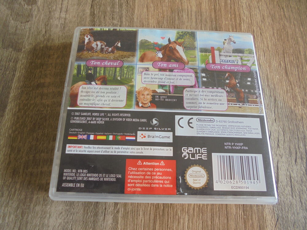 Nintendo DS "Horse Life" Consoles et jeux vidéos