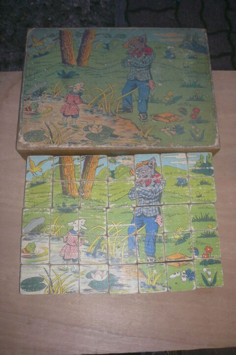 Bo�te de cubes en bois Houilles (78)