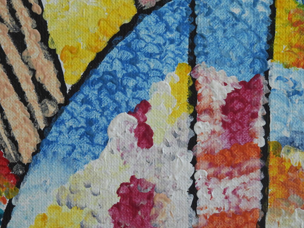 Tableau acrylique sur toile - L'oiseau Décoration