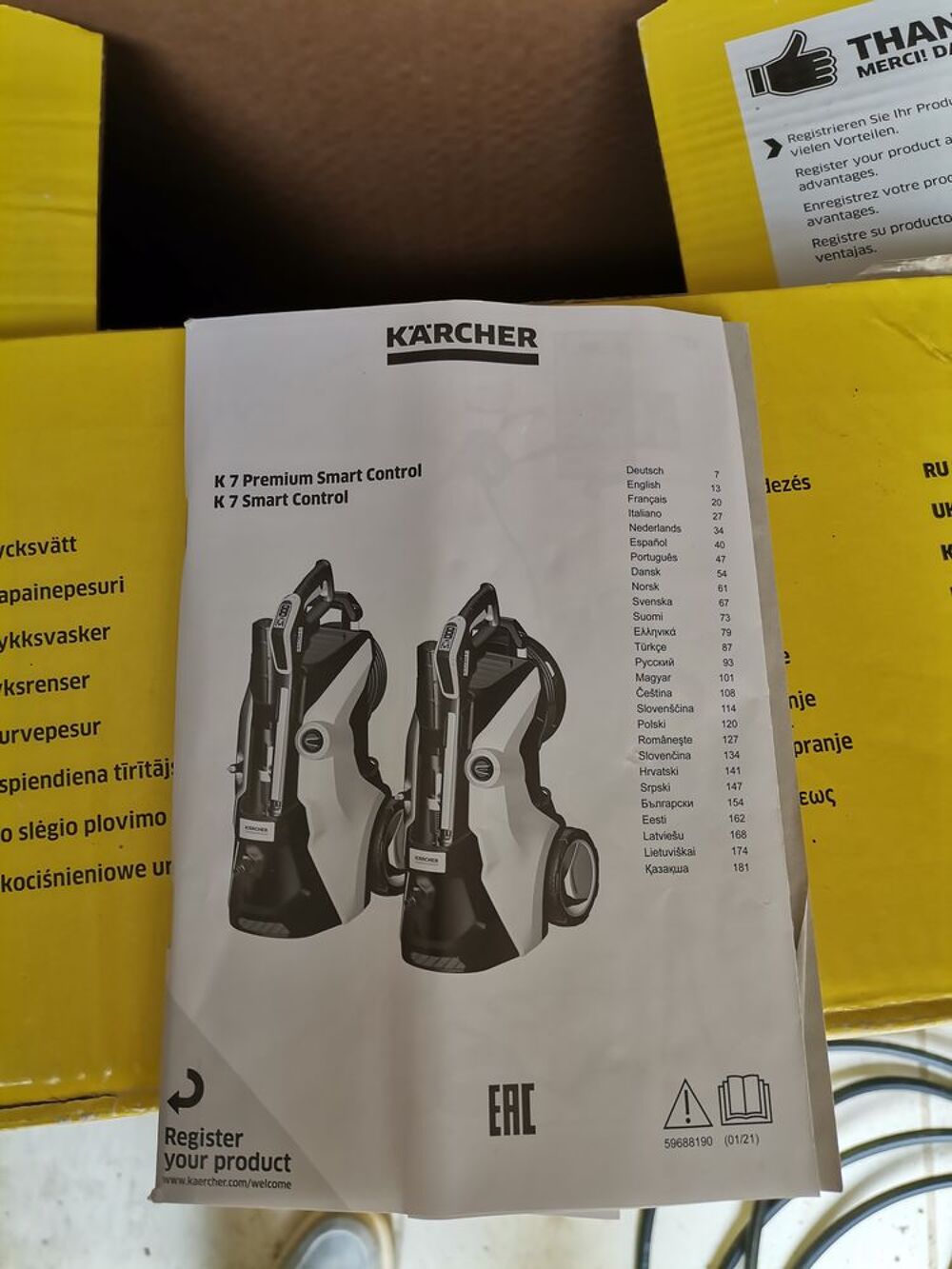 Nettoyeur haute pression KARCHER K7 Bricolage