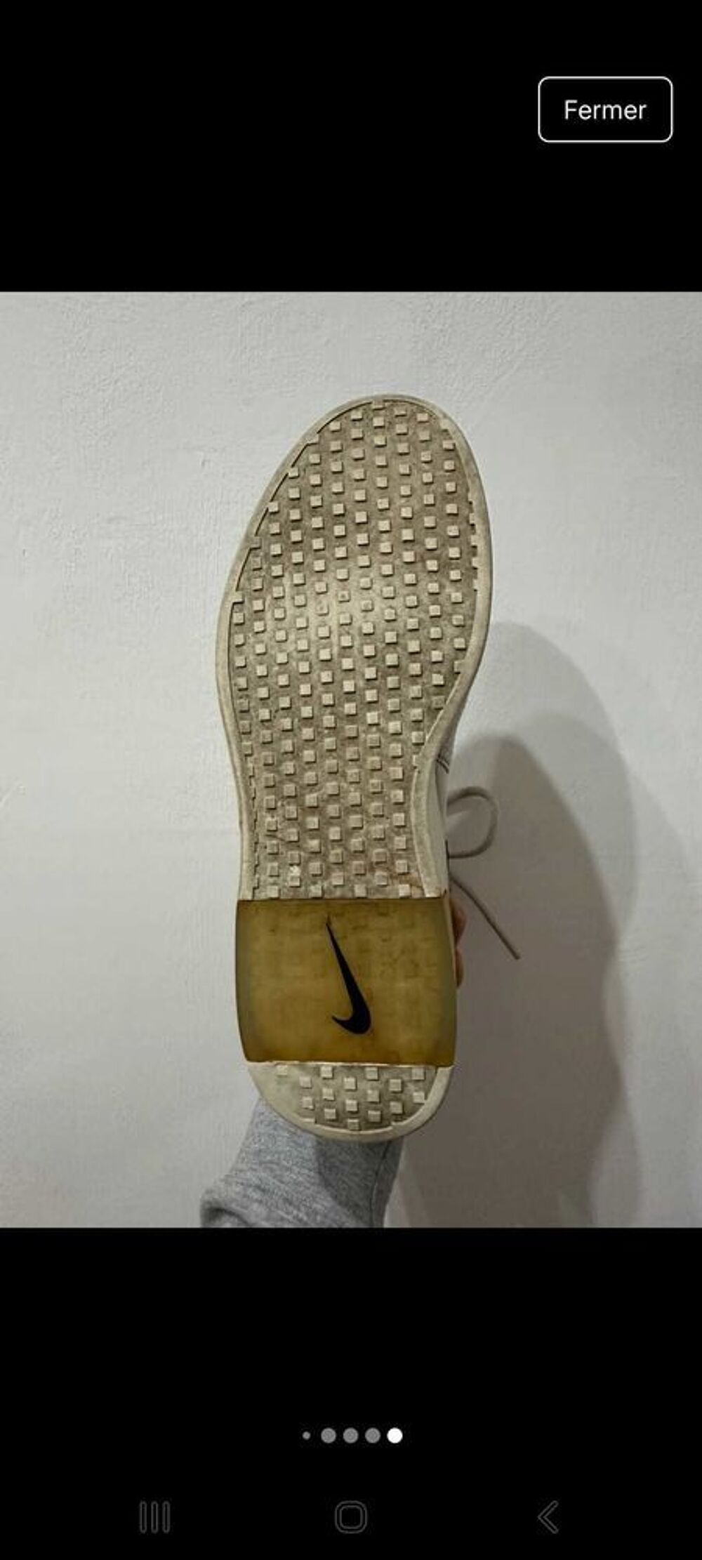 baskets Fear of god X Nike Air force de taille 41 en tr&egrave;s bon etat Chaussures