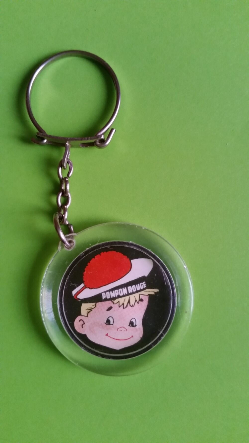 PORTE CL&Eacute; POMPON ROUGE 
