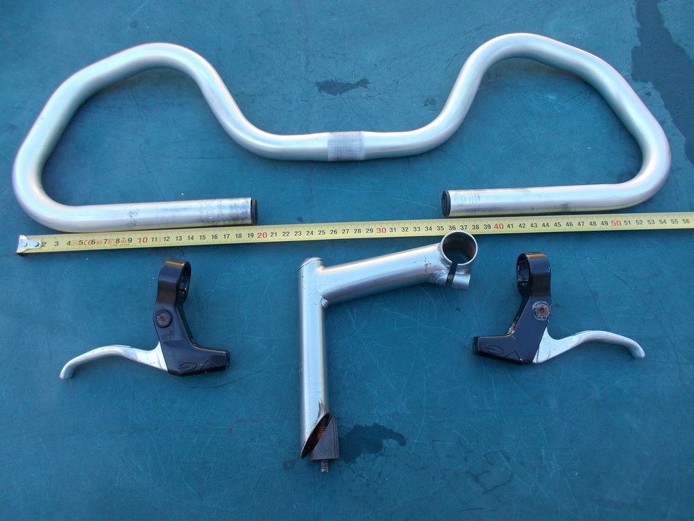 guidon spciale papillon et potent 22.2 alu triathlon Vélos
