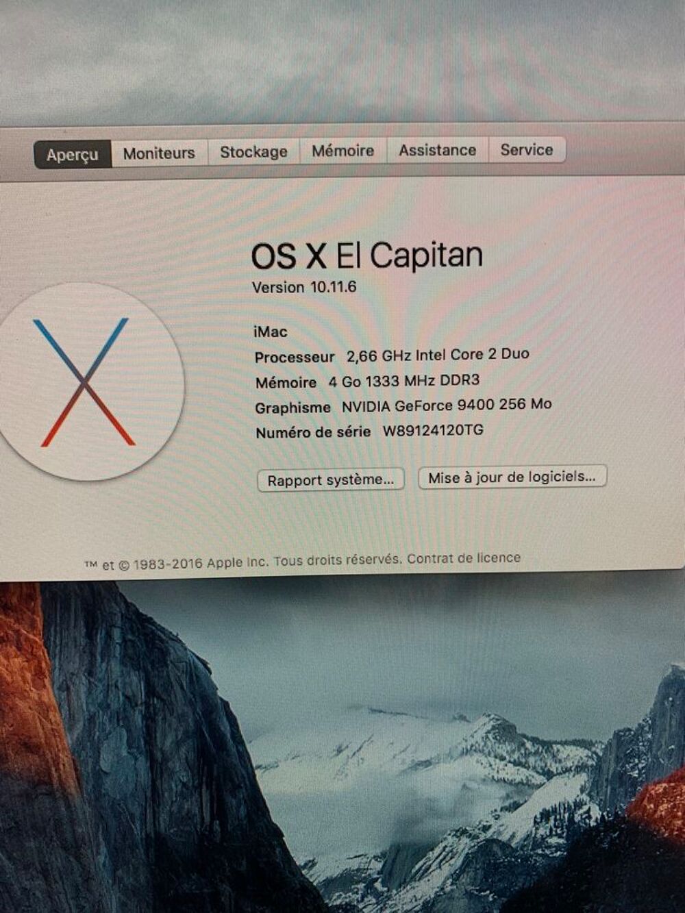 tr&egrave;s bon &eacute;tat Apple IMac 27" Matériel informatique