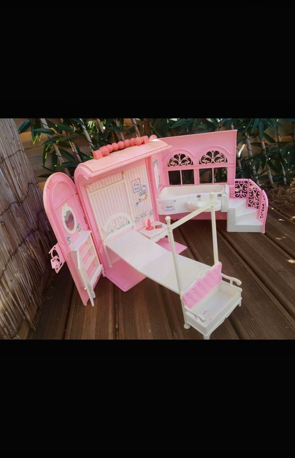 Valisette pliable maison Barbie Mattel 1988 