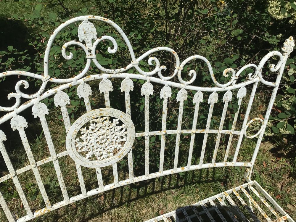 Banc pliant fer ancien romantique
Jardin