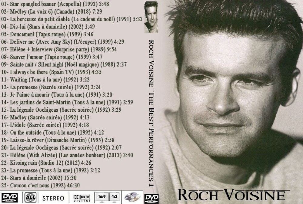 Roch Voisine DVD The best performances (1) DVD et blu-ray