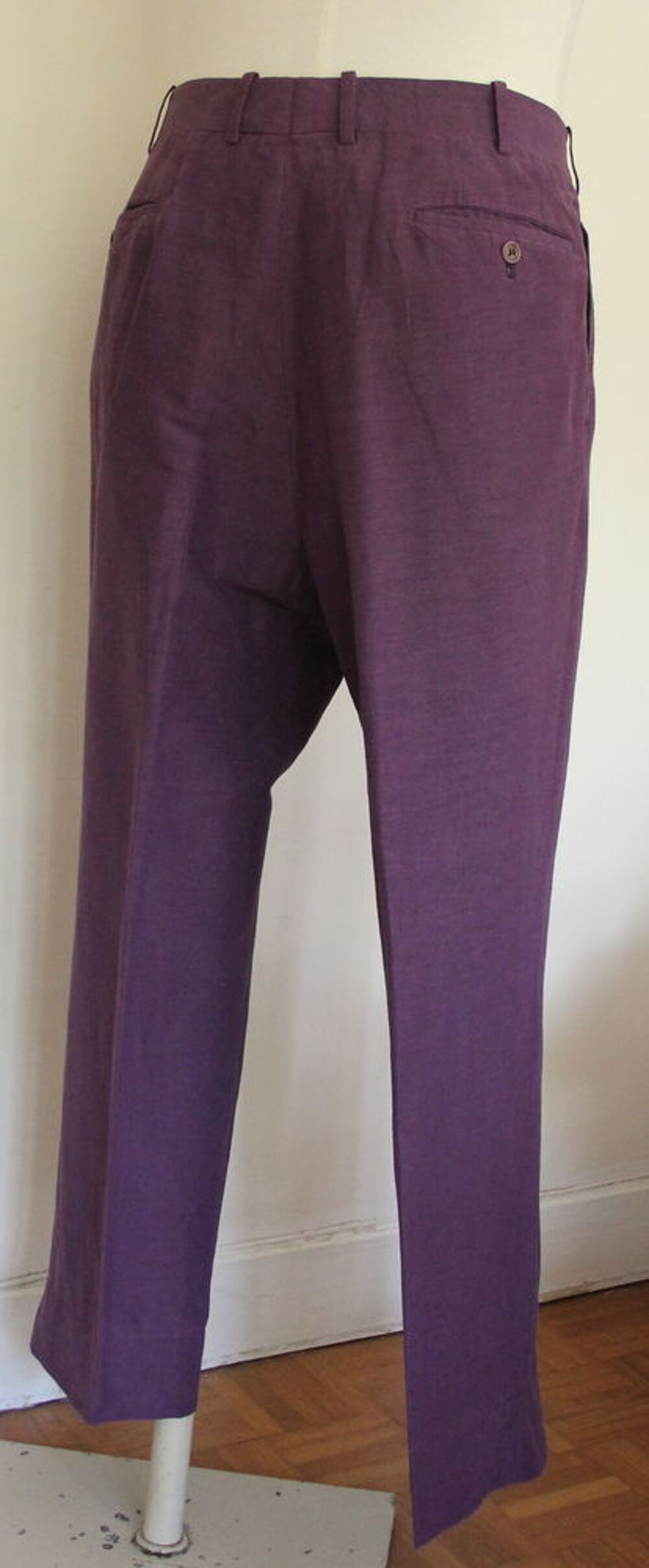Pantalon lin et soie ARNYS T.50. Vêtements