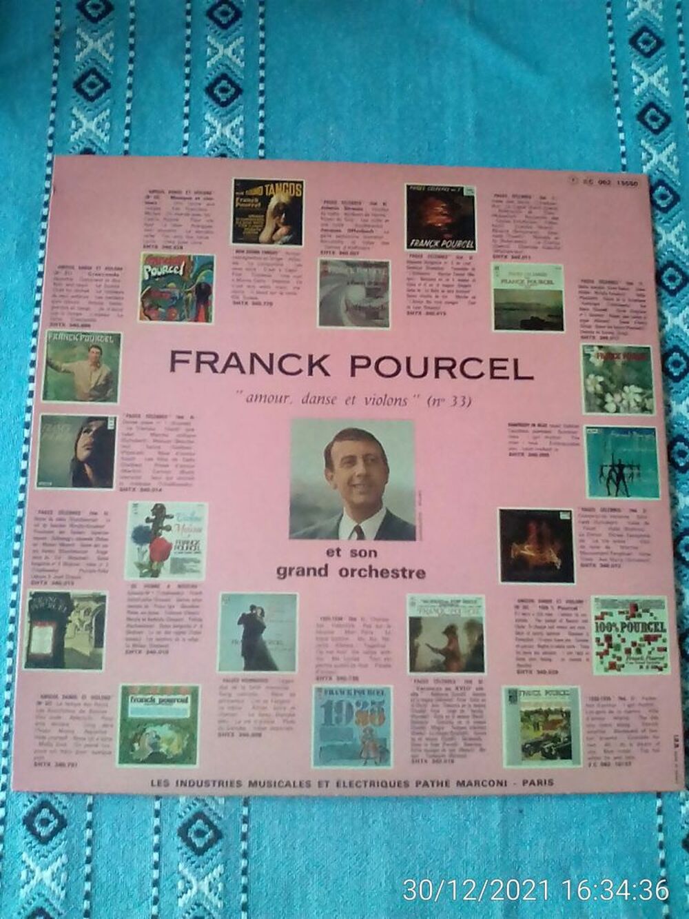 Vinyle 33T PARAPHONIC-FRANCK POURCEL CD et vinyles