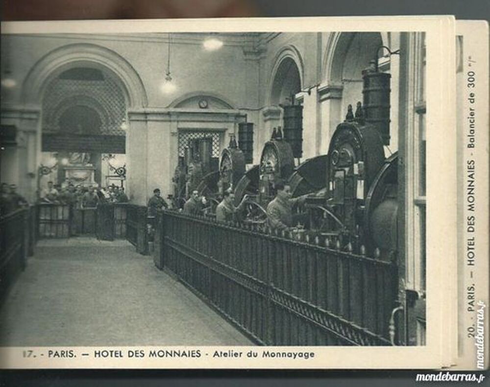 monnaie de paris carnet de 20 cpa 