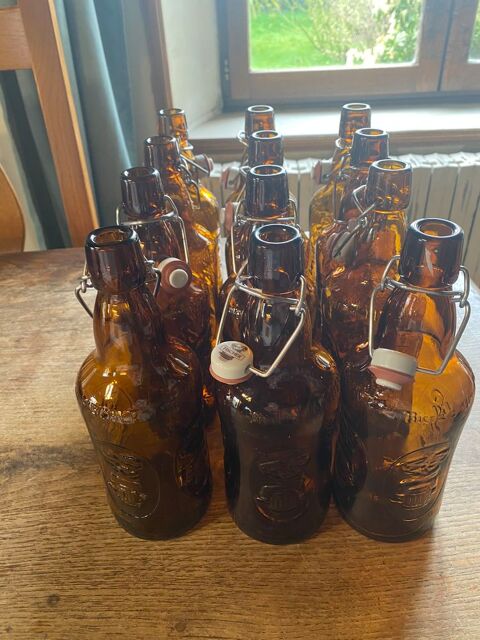 Ancienne bouteille de bi�re Fischer 66 cl le lot de 12 50 Mittainvilliers (28)