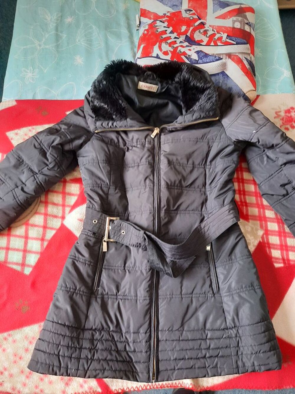 Camaieu parka capuche best sale
