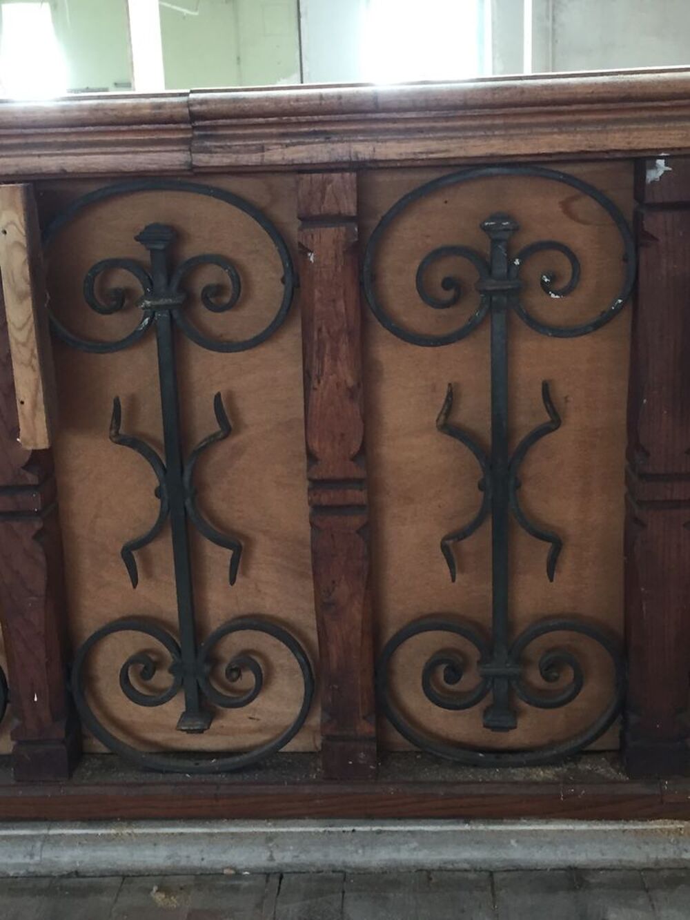 Element de balustrade en fer forg&eacute; Bricolage