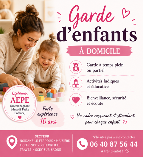 Professionnelle dipl&ocirc;m&eacute;e 0 70130 Noidans-le-ferroux