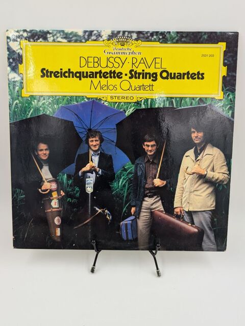 Vinyle 33 tours Debussy Ravel & Melos Quartett 4 Vulbens (74)