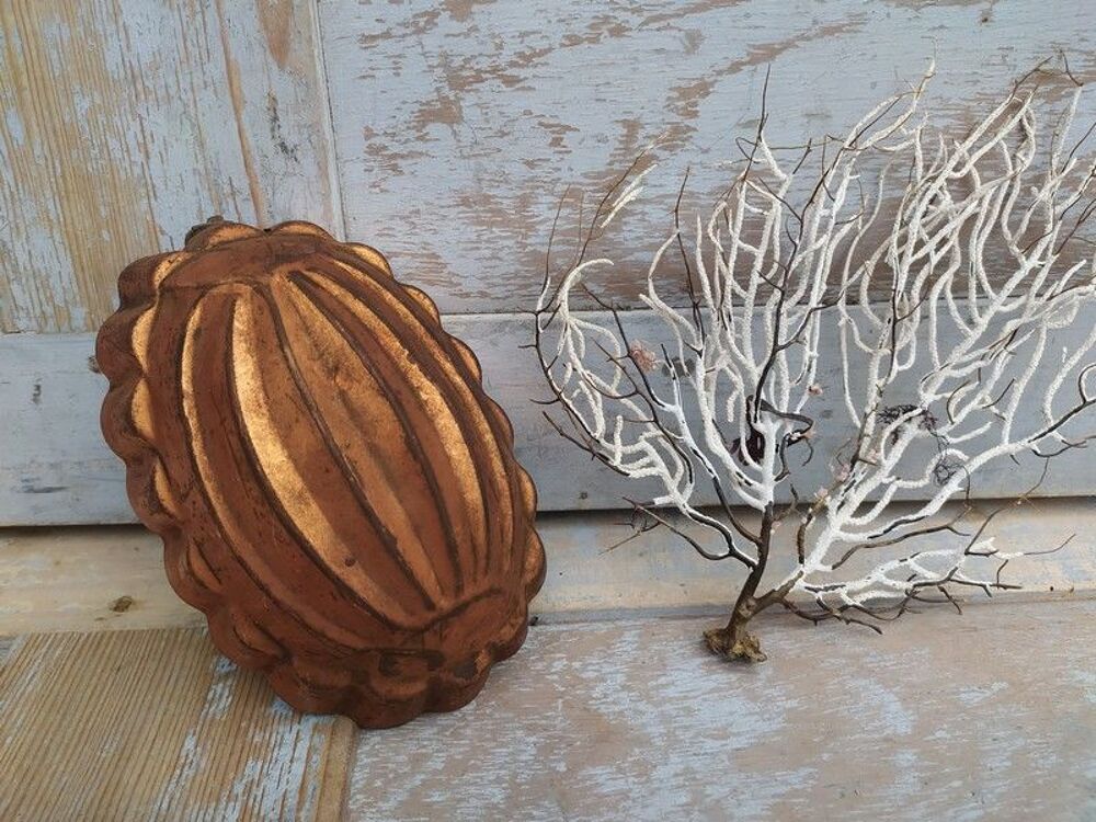 Ancien Moule &agrave; G&acirc;teau en Cuivre P&acirc;tisserie French Copper 
