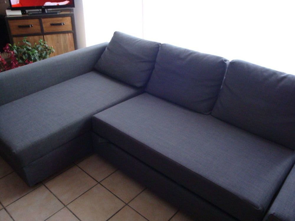 canap&eacute; convertible gris anthracite Meubles