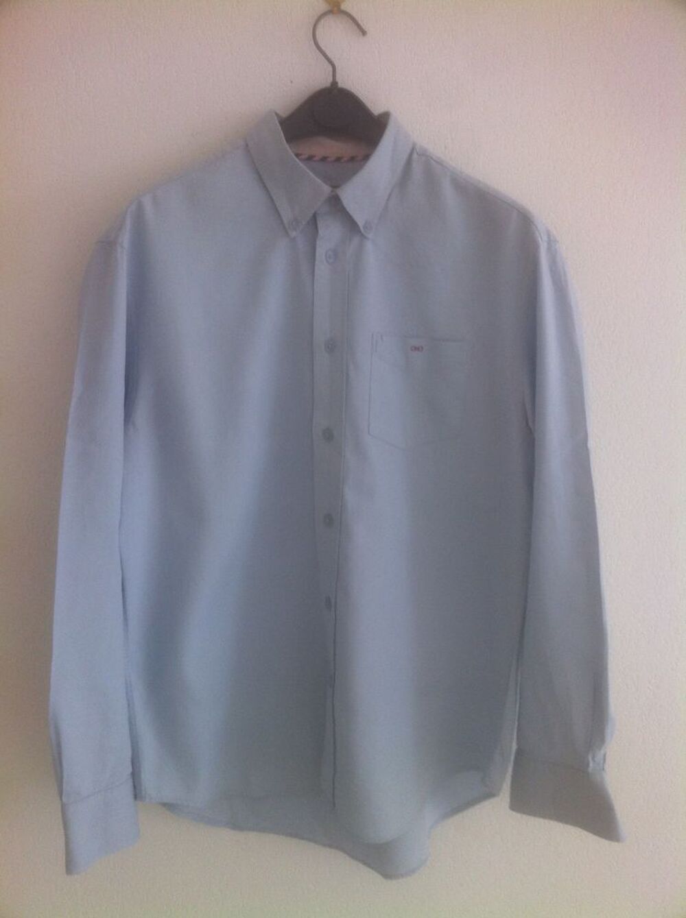 Lot de 2 Chemises EDEN PARK blanche et bleu Vêtements