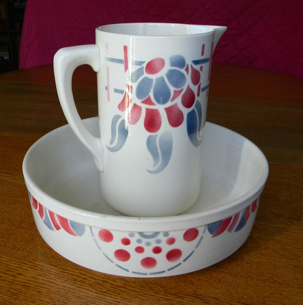 Ensemble de toilette Art Nouveau 1930 Décoration
