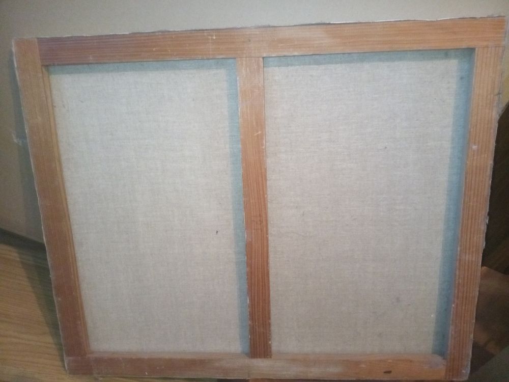 Peinture sur toile repr&eacute;sentant une sc&egrave;ne de bistrot Décoration