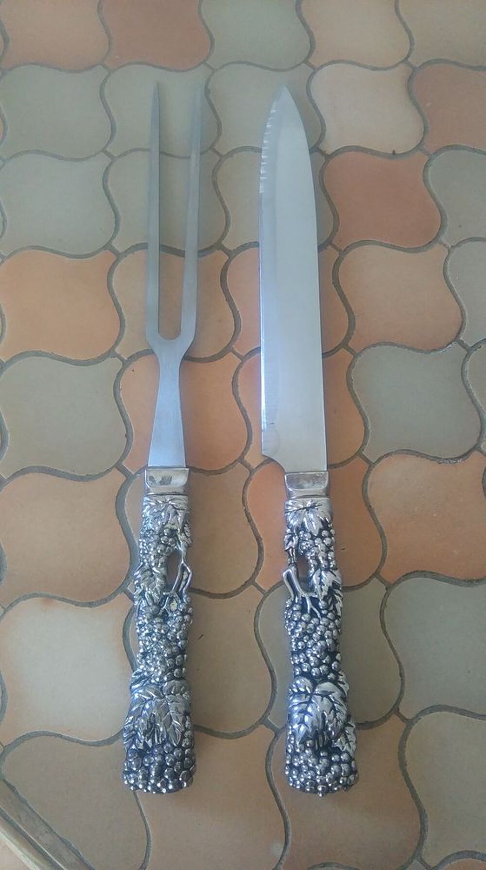Fourchette et couteau de service Cuisine