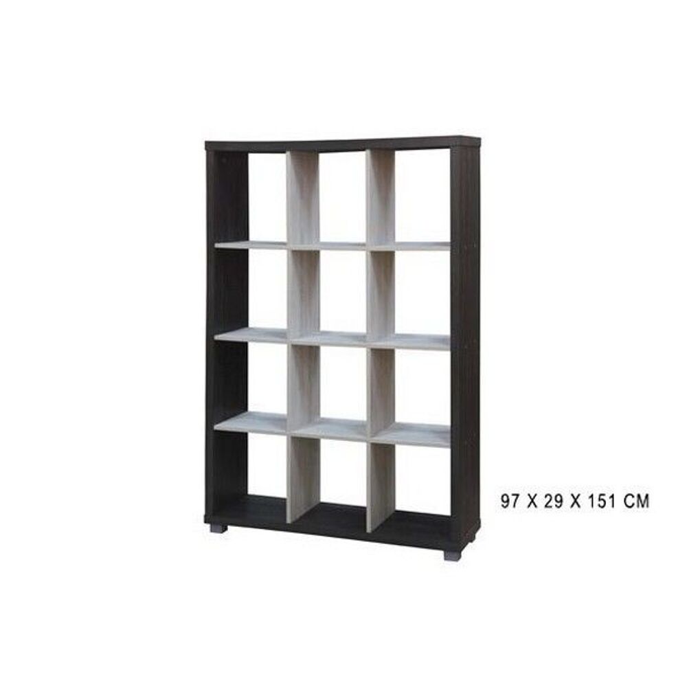 Biblioth&egrave;que de rangement 12 cases Meubles