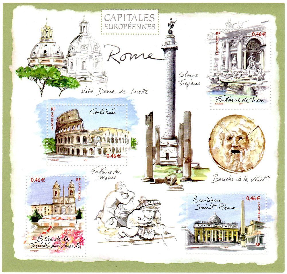 TIMBRES de FRANCE . N**
FEUILLET 2002 