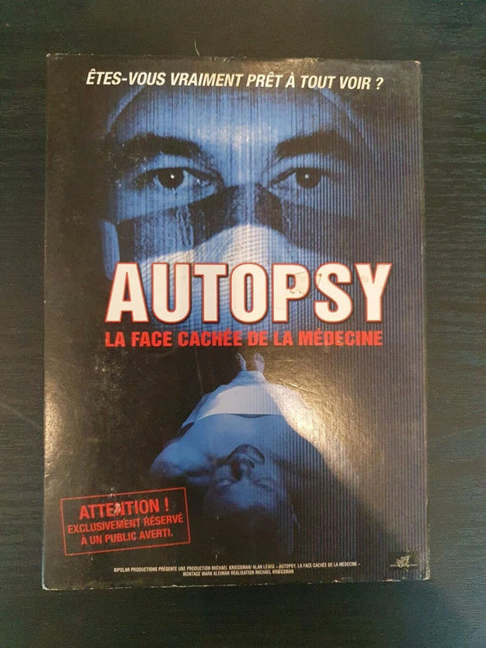 DVD : autopsy DVD et blu-ray