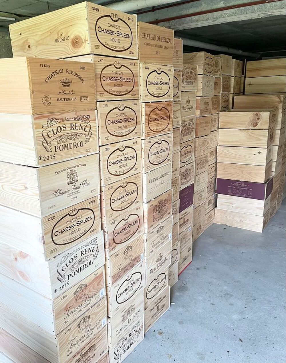 Caisses de vin sans couvercle ~ format 6 et 12 bouteilles Décoration