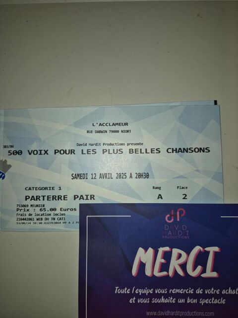 500 voix  les plus  belles chansons 50 Saint-Denis-du-Pin (17)