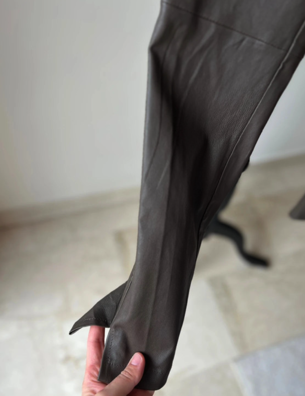 Pantalon en cuir EST'SEVEN Neuf avec &eacute;tiquette Vêtements