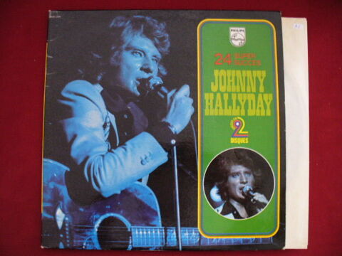 33 TOURS J H  2 DISQUES HALLYDAY 24 SUPER SUCCÈS 15 Decazeville (12)