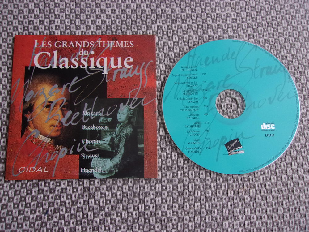 Les grands th&egrave;mes du classique CD et vinyles