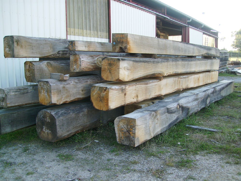 poutres ch&ecirc;ne 40x40 longueur 4m50 Bricolage