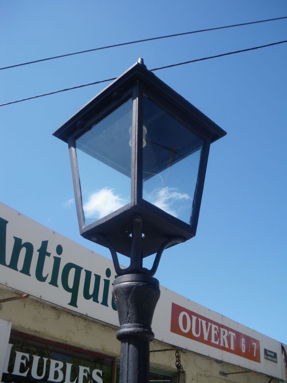 Lampadaire en fonte D�coration
